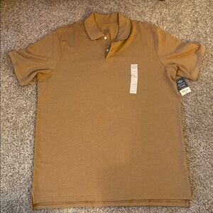 St. John's Bay Brown Polo Shirt Classic Short Sleeve 
Size XXLT.  New with tags